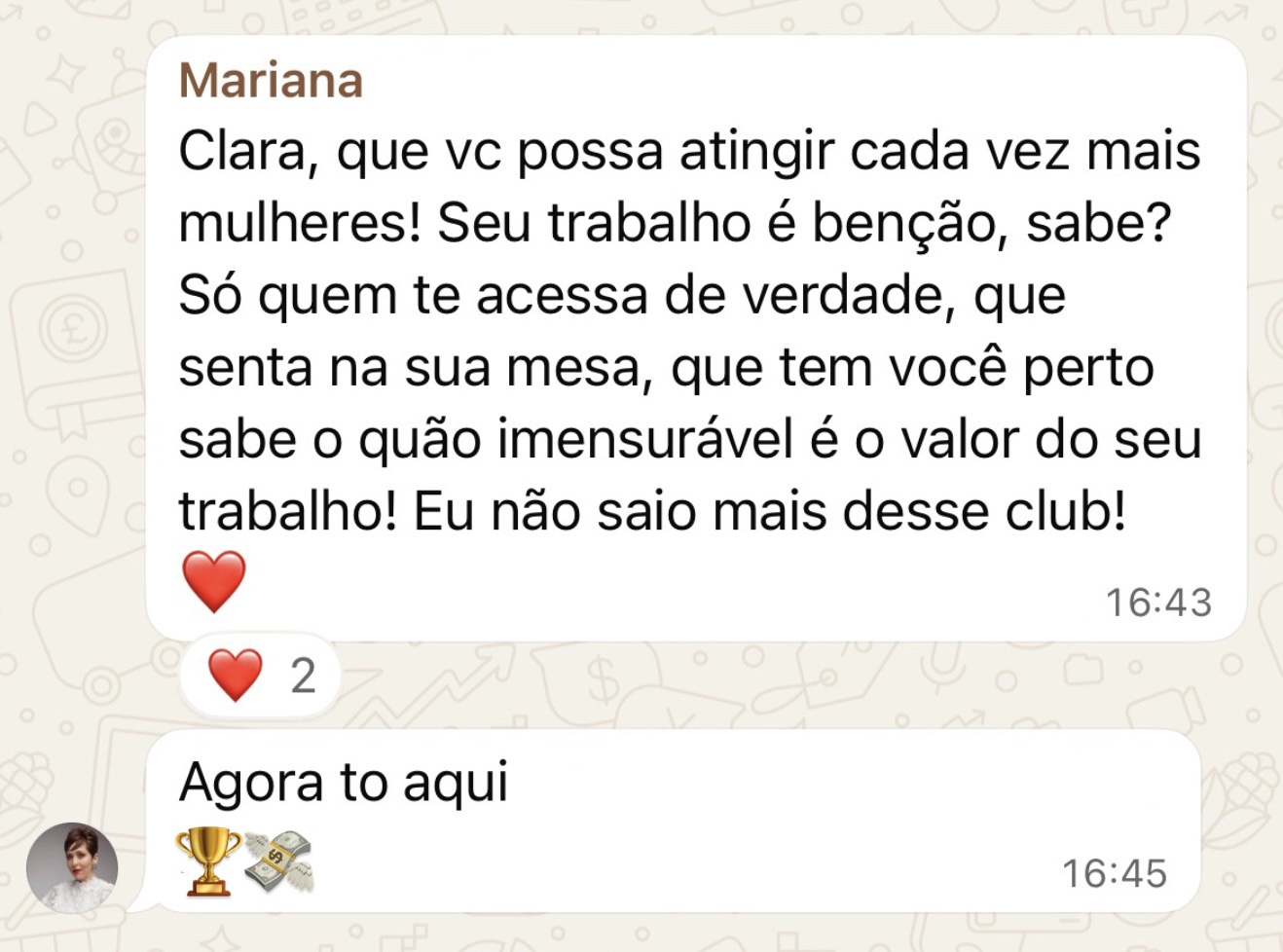 Relato anônimo sobre suporte e evolução profissional