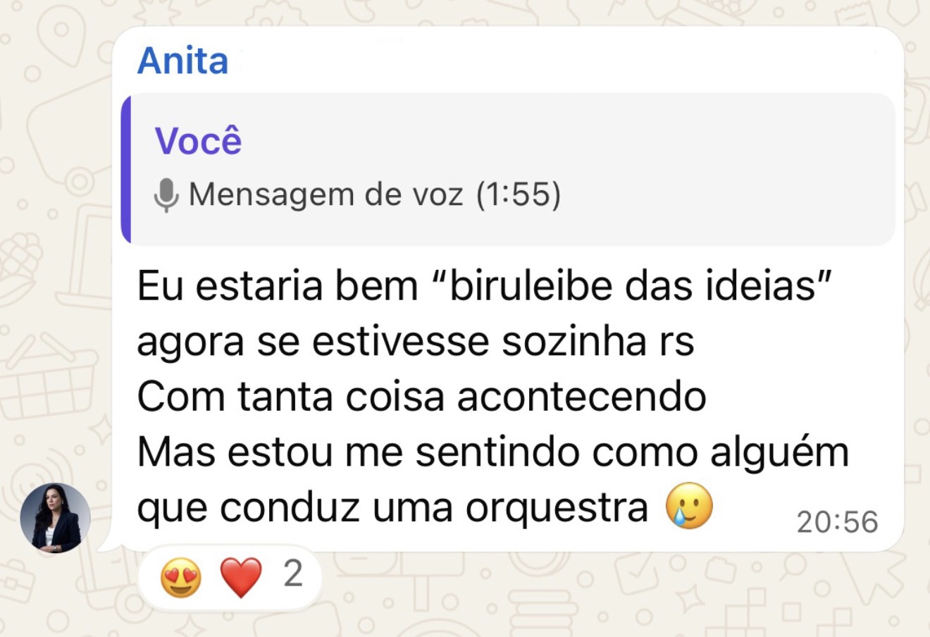 Relato anônimo sobre direção em momento de expansão