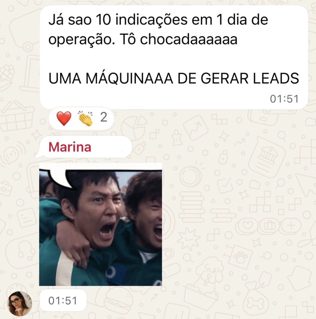 Relato anônimo sobre geração de leads